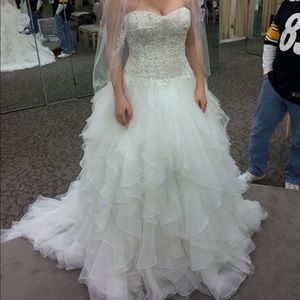 Oleg Cassini Ball Gown Wedding Dress